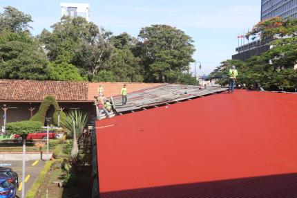 Las antiguas instalaciones albergan la sede del Ministerio de Cultura y Juventud (MCJ), desde su acondicionamiento como Centro Nacional de la Cultura, en 1994. Las antiguas instalaciones albergan la sede del Ministerio de Cultura y Juventud (MCJ), desde su acondicionamiento como Centro Nacional de la Cultura, en 1994.