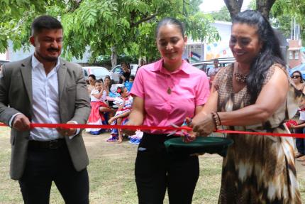 Iniciativa del programa “Puntos de Lectura en Comunidad”, del Sistema Nacional de Bibliotecas, contó con el apoyo de AERIS Costa Rica y Carrocerías Metálicas Chaverri Iniciativa del programa “Puntos de Lectura en Comunidad”, del Sistema Nacional de Bibliotecas, contó con el apoyo de AERIS Costa Rica y Carrocerías Metálicas Chaverri