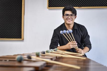 Sebastián Villalobos Ulloa, marimba