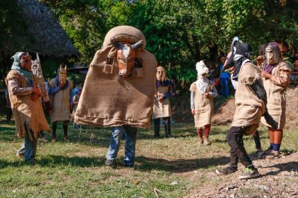 La comunidad indígena de Rey Curré tiene todo listo para celebrar su festividad cultural más importante del año: “El Juego de los Diablitos”