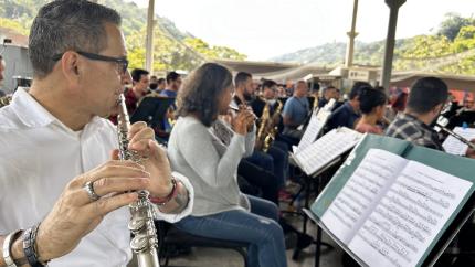 Durante todo el mes de julio, las siete agrupaciones de la Dirección de Bandas ofrecerán conciertos en diferentes puntos del territorio nacional. Fotografía: Fundación La Libertad Durante todo el mes de julio, las siete agrupaciones de la Dirección de Bandas ofrecerán conciertos en diferentes puntos del territorio nacional. Fotografía: Fundación La Libertad