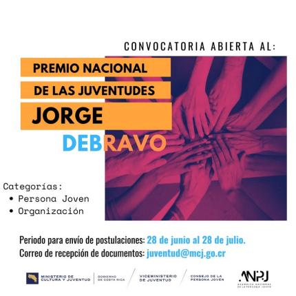 Premio reconoce el esfuerzo y trabajo de personas jóvenes y organizaciones que trabajan por las juventudes