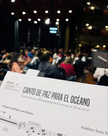 Orquesta Sinfónica y Coro Sinfónico Nacional estrenarán la obra “Canto de Paz para el Océano” Orquesta Sinfónica y Coro Sinfónico Nacional estrenarán la obra “Canto de Paz para el Océano”