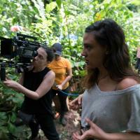 Sofía Quirós Ubeda, junto con toda la producción Sputnik Films son los galardonados en la categoría de Mejor Película del Premio Nacional Amando Céspedes 2019. Foto: Pablo S. Wong / Sputnik Films