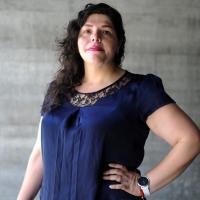 Doriam Díaz, periodista del periódico La Nación. Crédito Jorge Navarro