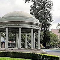 El Templo de la Música fue construido en un tiempo récord de tres semanas con motivo de la celebración de las fiestas de fin del año 1920.