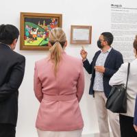 La exposición reúne la obra de Francisco Munguía Villalta (1976-2020), uno de los protagonistas de la historia del arte costarricense del siglo XXI. Foto Presidencia.