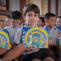 Fotografía: Presentación del libro “Sueños entre palabras”, Colegio de Costa Rica, 2019.