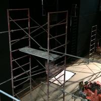 Teatro Nacional de Costa Rica celebra la construcción de la estructura metálica para aliviar pesos de la tramoya patrimonial