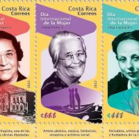 Filatelia costarricense destaca este 2022 el legado de María Teresa Obregón Zamora, Emilia Prieto Tugores y Olga Espinach Fernández, en la lucha por los derechos y la paz