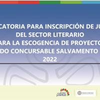 Convocatoria sector literario