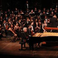 El sábado la Orquesta Sinfónica Manuel María Gutiérrez tocó en el Teatro Nacional. Anel Kenjekeeva para La Nación