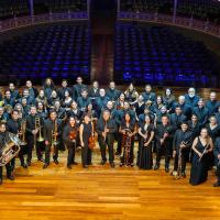 Fotografía de miembros de la Orquesta Sinfónica Nacional 