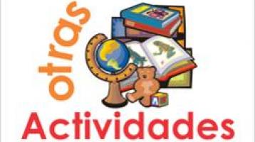 Imagen de dos niños, con la leyenda otras actividades