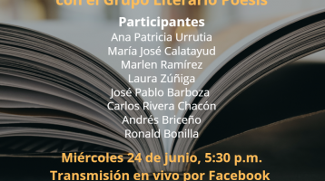 Un libro abierto y en la parte superior el texto: Jornada de lectura de poesía y cuento