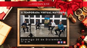 cuarteto de músicos sentados con sus cornos 