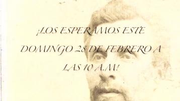 Rostro de Gordiano Morales en fondo color beige