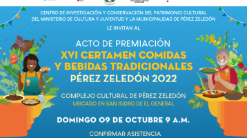 Certamen de Comidas y Bebidas Tradicionales Pérez Zeledón 2022