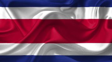 Bandera de Costa Rica.