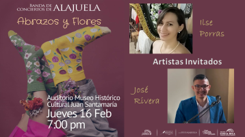 imágenes de calcetines de colores juntos en señal de amistad junto a fotos de músicos invitados