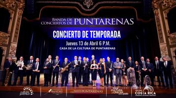 Banda de Puntarenas en el Teatro Nacional