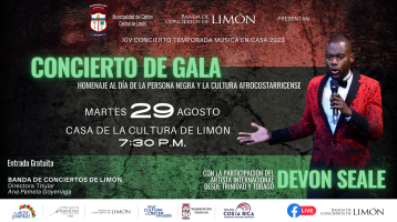 Foto de artista internacional Devon Seale de Trinidad y Tobago 