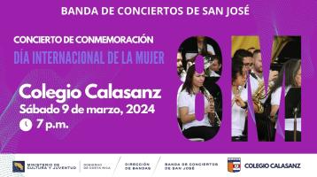 Foto en collage que dice 8M Día Internacional de la Mujer