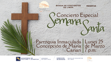 Foto de una cruz con una palmita a su lado