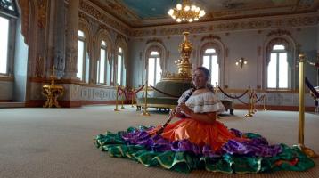 Foto de la Clarinetista de la Banda de Conciertos de Guanacaste