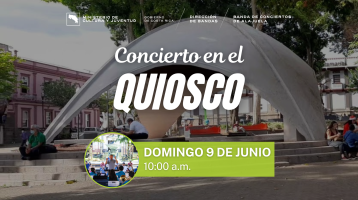 Foto del quiosco del parque central de Alajuela