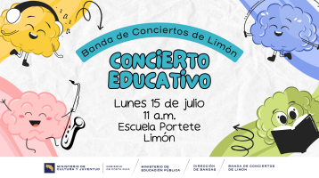 Nubecitas de colores sobre fondo blanco tocando instrumentos y aprendiendo