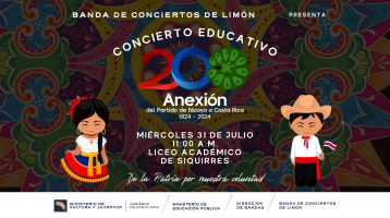Dibujos de hombre y mujer con trajes tradicionales de Guanacaste 