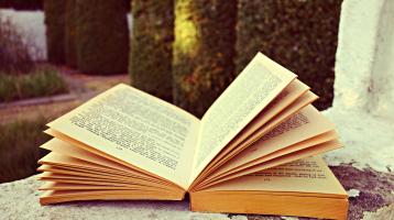 Un libro entre abierto